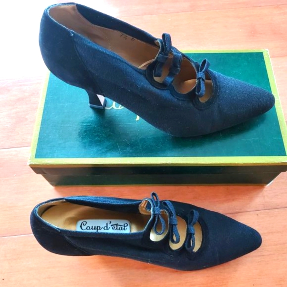 Spanish pointed toe high heel shoes, 7.5